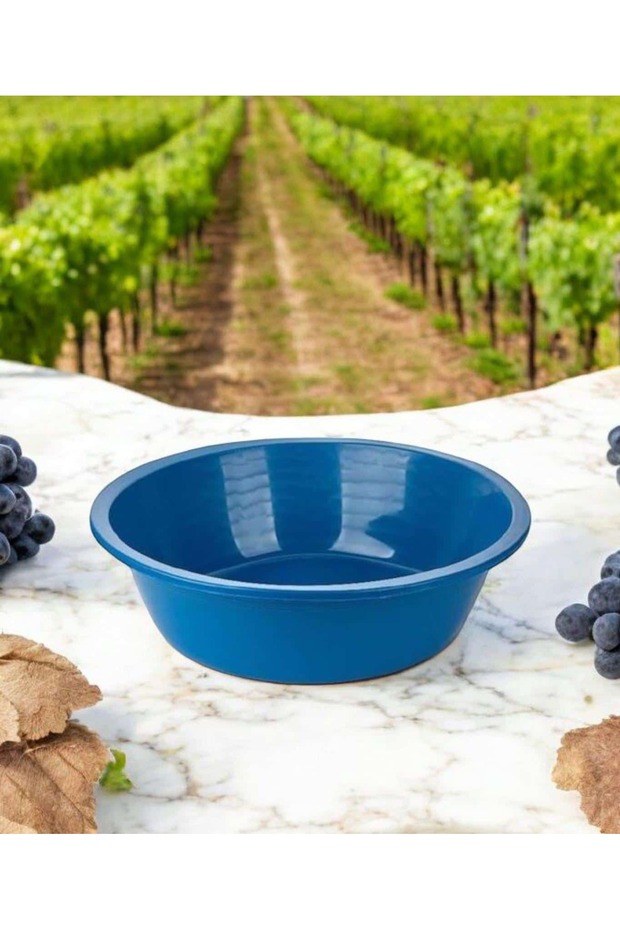 3 No Multi-Purpose (Dough, Fruit-Vegetable, Dish) Basin, (Length: 49 cm Width: 15 cm)