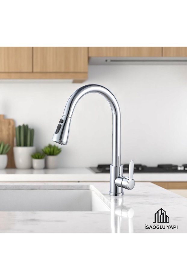 Spiral Faucet Chrome Color Pressure and Tazzik Adjustable Sink Fixture 5 Years Warranty