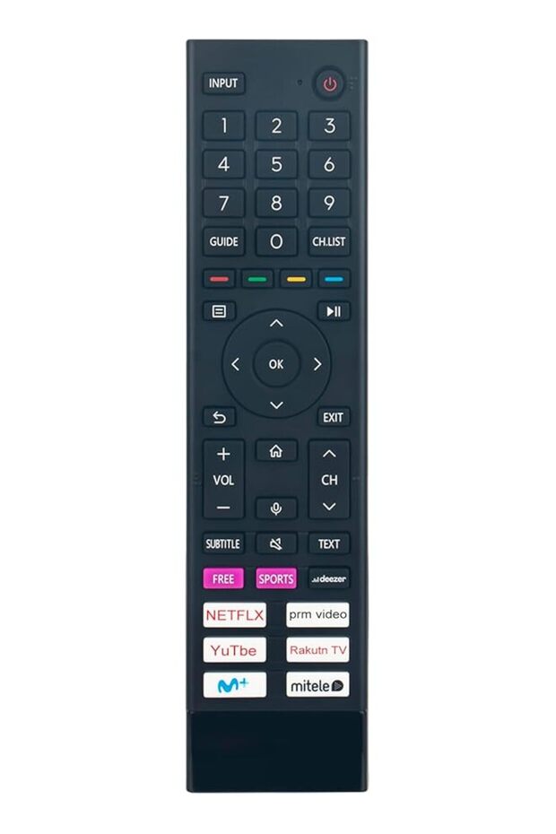 ERF3D80-0012 Replacement Voice Remote fit for Hisense QLED 4K Smart TV 50E7HQ ERF3D80 0012