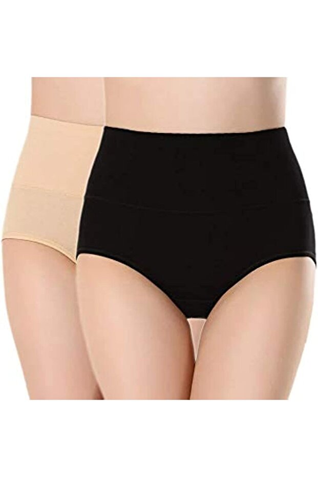 Women's Cotton High Waist Full Coverage Tummy Control Panty, Size (M-XXL)
