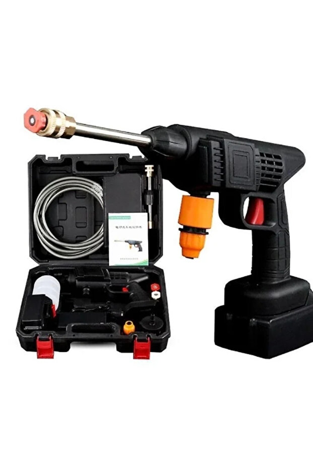 Bfs 48V Şarjlı Çift Bataryalı Taşınabilir Basınçlı Yıkama Sulama Tabancası - 5