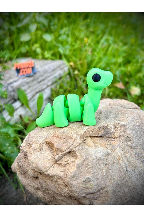Dinozor Brontosaurus Oyuncak - Tarihin Devasa ve Nazik Devi!🦕 3d Hareketli Organik Model Orta Boy - 2