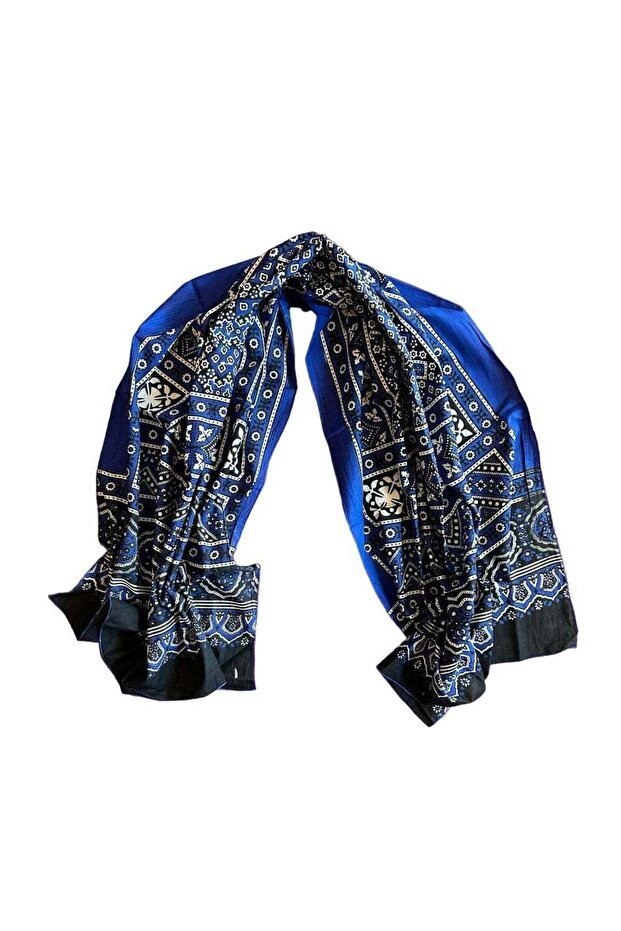 Ajrak | Blue Color | Multi Design | Unisex