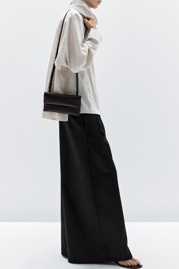 Napa deri mini çapraz askılı çanta - 4