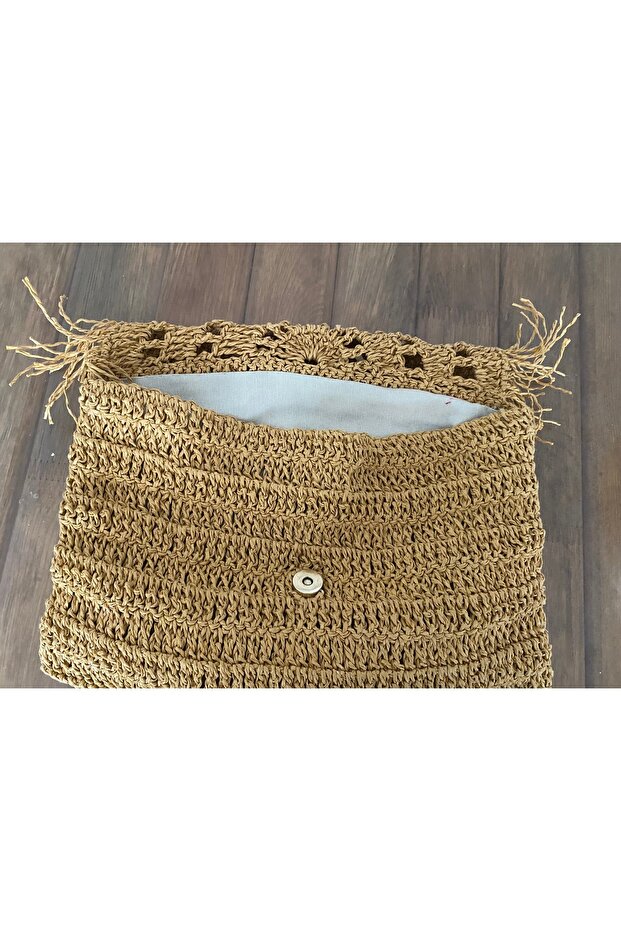 CLUTCH HASIR ÇANTA - 4