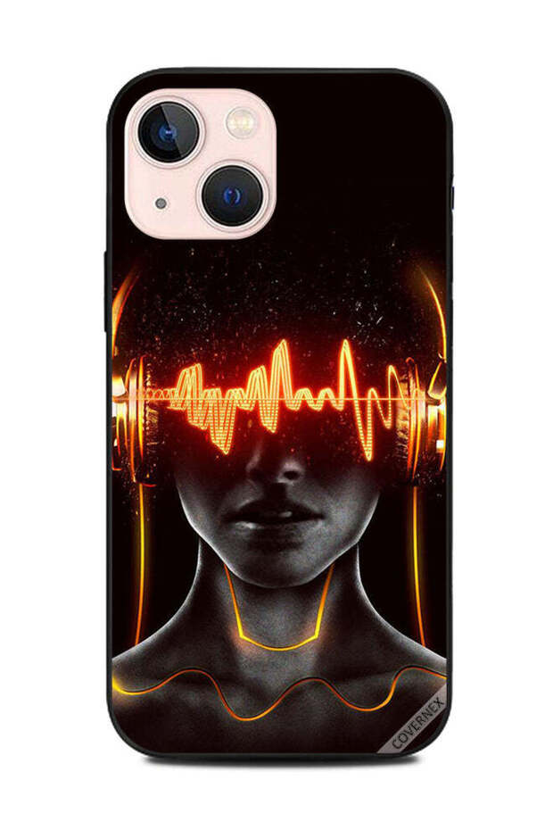 غطاء حماية لهاتف Apple iPhone 13 Mini Head Phone Head & Brain