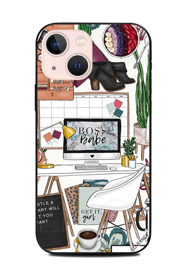 غطاء حماية لهاتف Apple iPhone 13 Mini Boss Babe