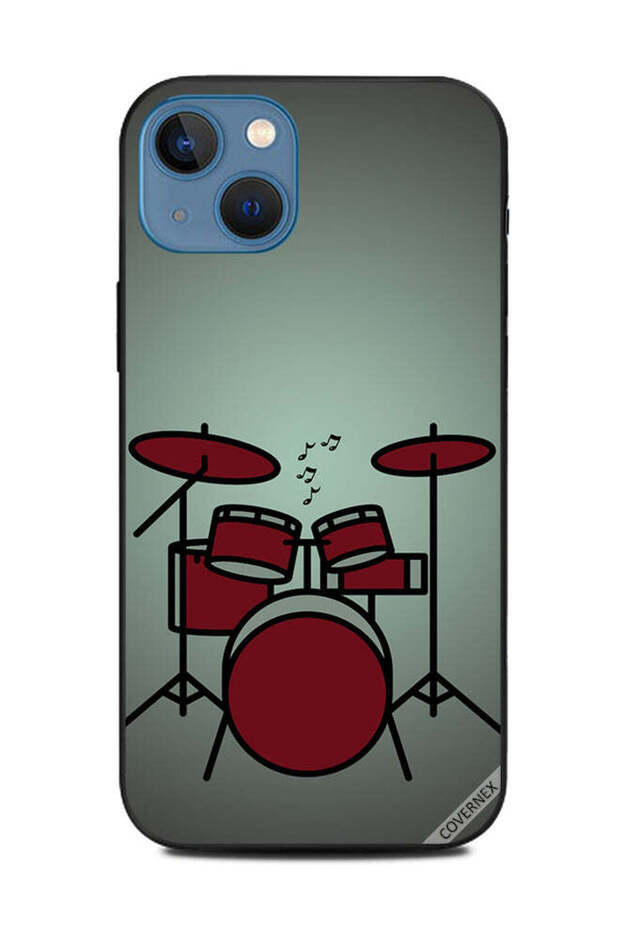 غطاء حماية لجهاز Apple iPhone 13 Drums