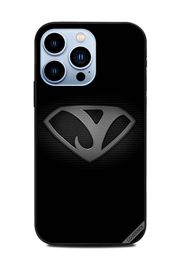 غطاء حماية لهاتف Apple iPhone 13 Pro الأبجدية أبيض وأسود Y
