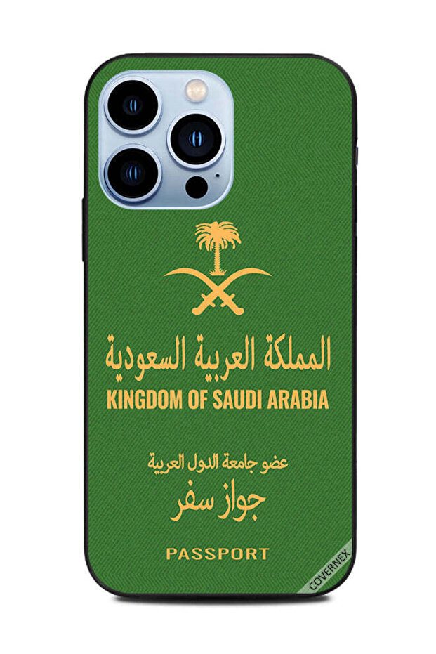 غطاء حماية لهاتف أبل آيفون 13 برو جواز سفر المملكة العربية السعودية 2