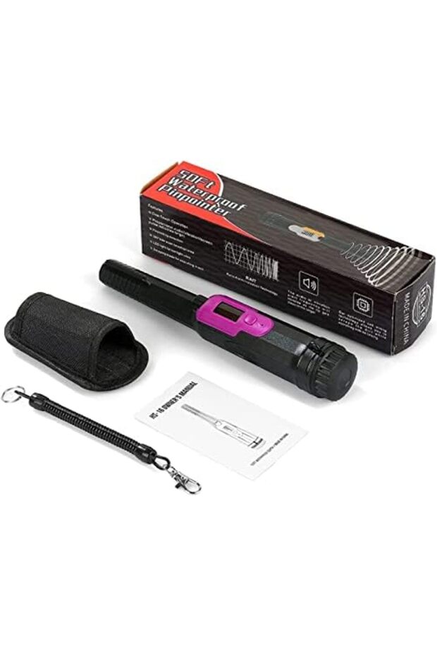 Metal Detector Pinpointer with LCD Display Signal Level, Handheld Pinpointing Finder 3 M - 1