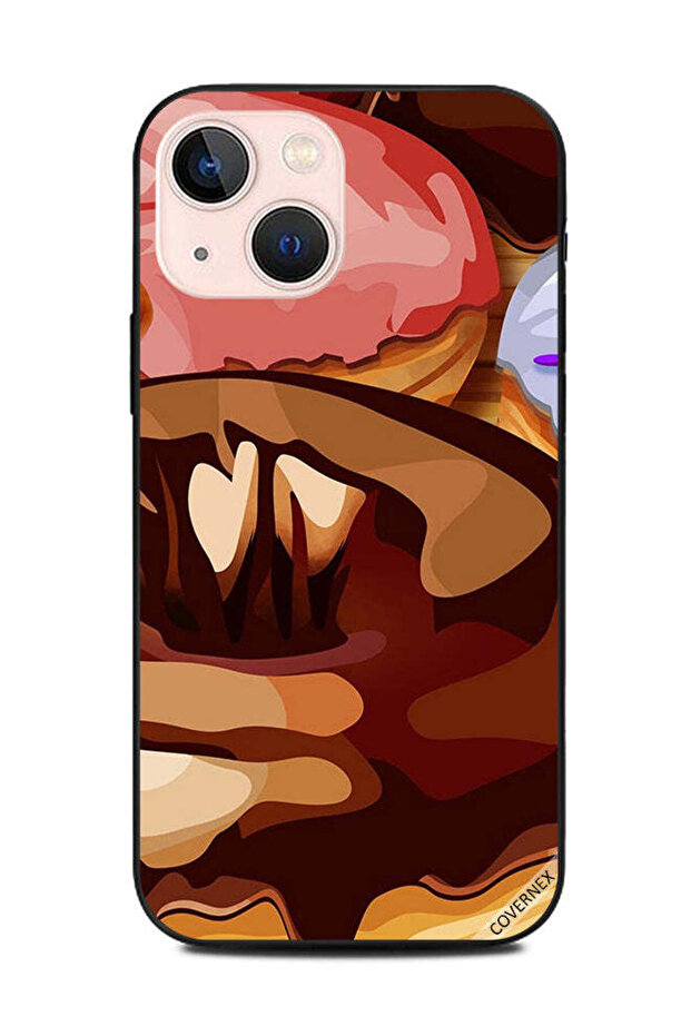 غطاء حماية لهاتف Apple iPhone 13 Mini Donuts Art