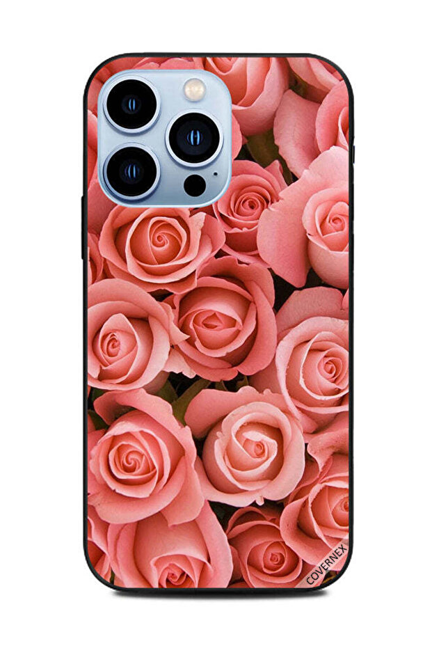 غطاء حماية لهاتف Apple iPhone 13 Pro - زهور الخوخ الصغيرة