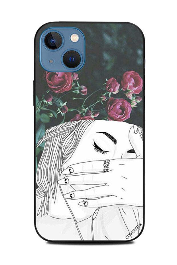 غطاء حماية لهاتف Apple iPhone 13 رموش دودل