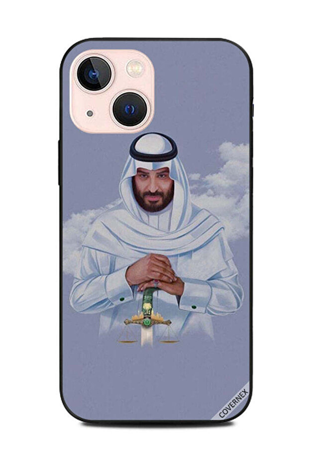 غطاء حماية لهاتف آبل آيفون 13 ميني محمد بن سلمان