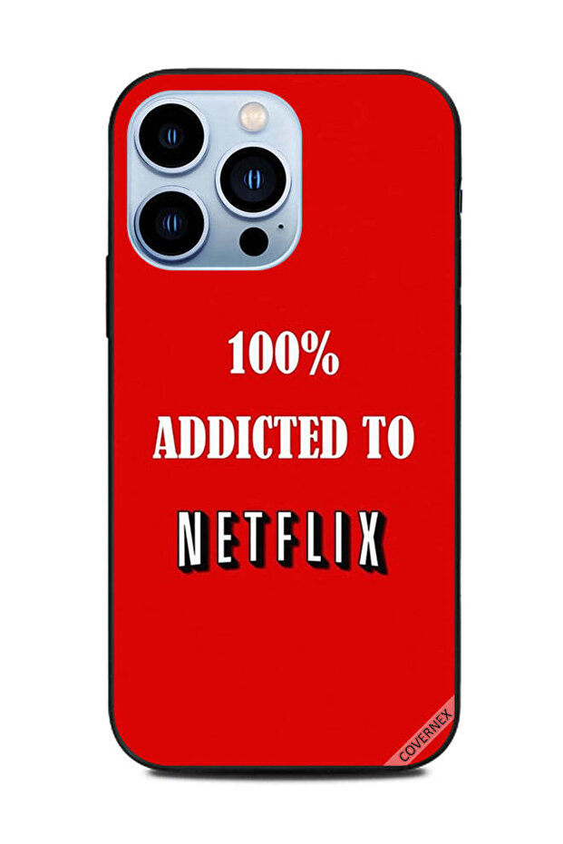 غطاء حماية لهاتف Apple iPhone 13 Pro % مدمن على Netflix