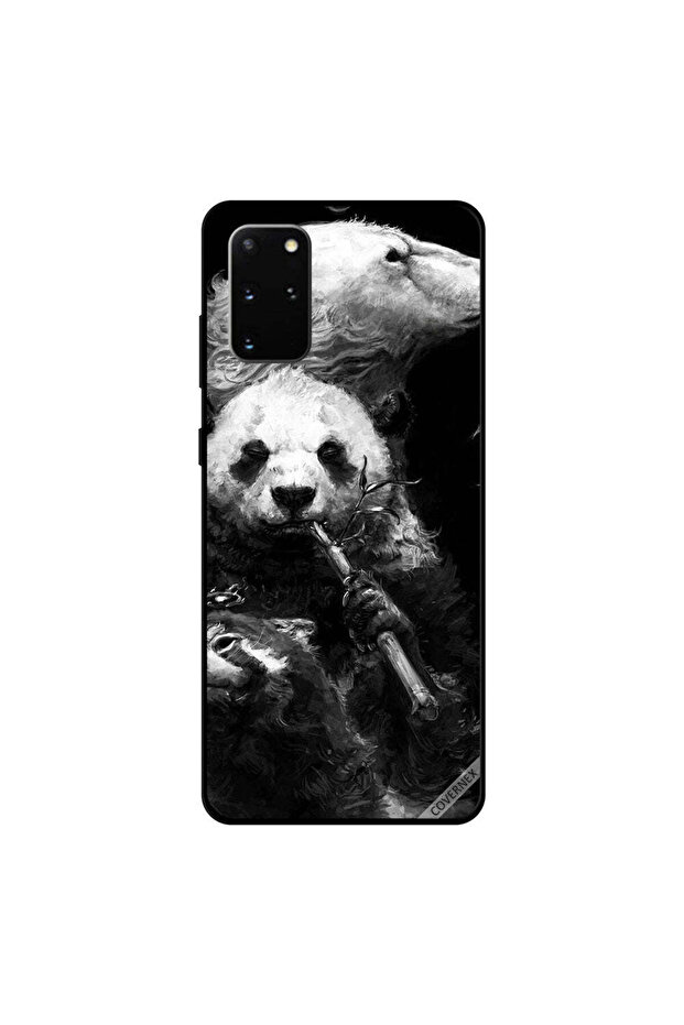 Samsung Galaxy S20 Plus Case Cover Panda in Black