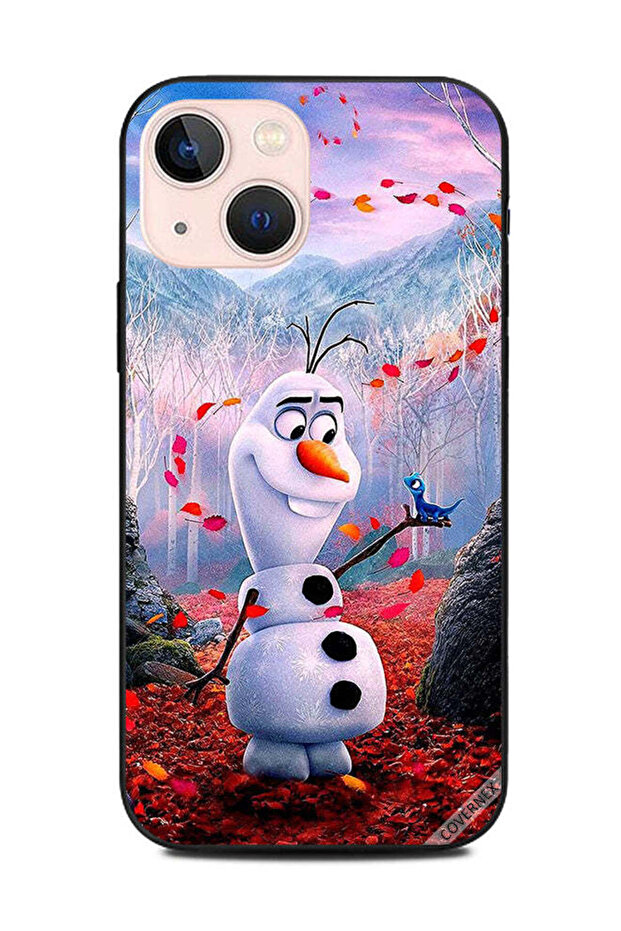 غطاء حماية لهاتف Apple iPhone 13 Mini - طائر أبيض لطيف