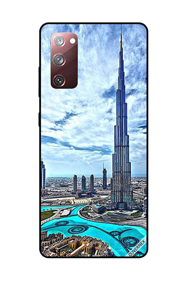Protective Case Cover For Samsung Galaxy S20 FE Burj Khalif Touching Clouds