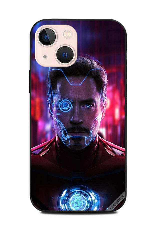 غطاء حماية لهاتف Apple iPhone 13 Mini Iron Man Scientific Eye
