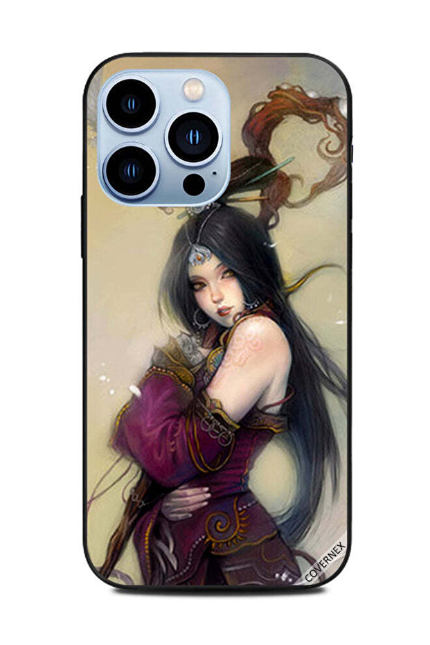 غطاء حماية لهاتف Apple iPhone 13 Pro - رسمة الأميرة الفنية