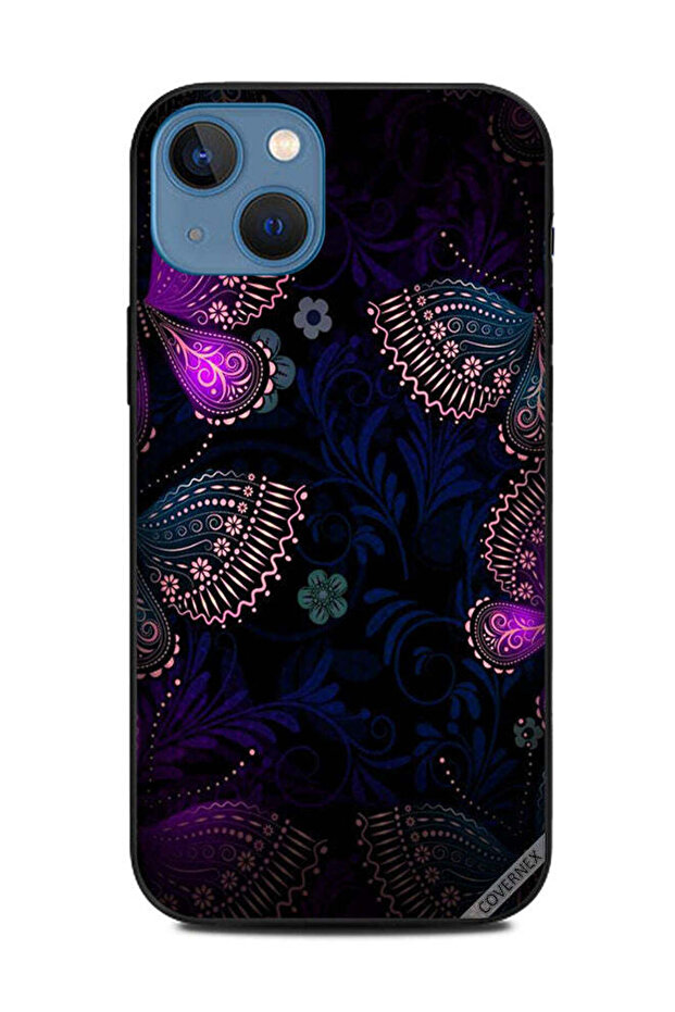 غطاء حماية لهاتف Apple iPhone 13 فراشات في الظلام