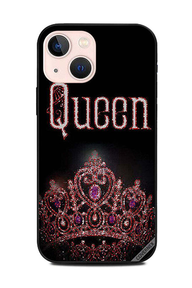 غطاء حماية لهاتف Apple iPhone 13 Mini Queen Glitter