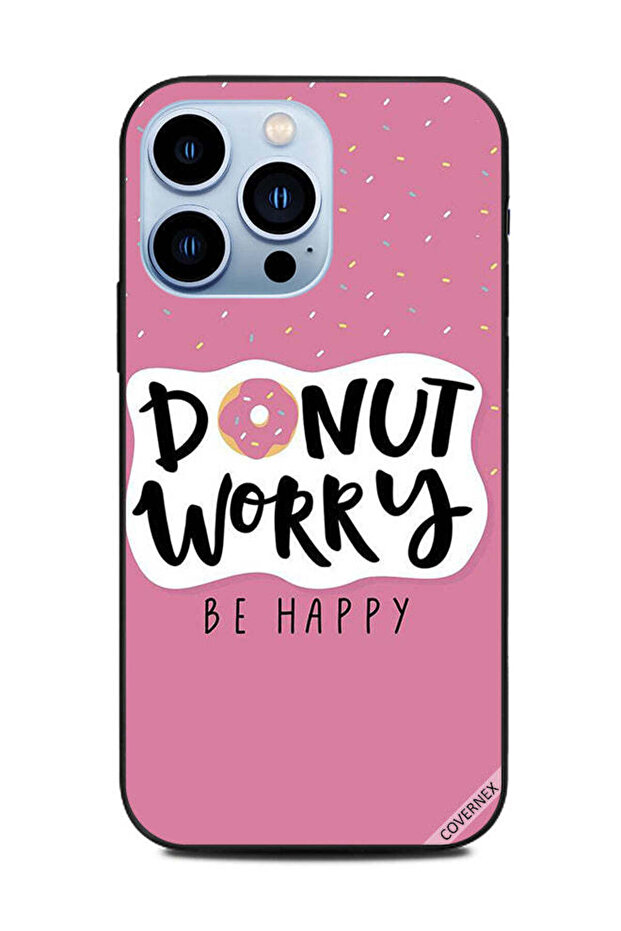 غطاء حماية لجهاز Apple iPhone 13 Pro - Donut Worry Be Happy