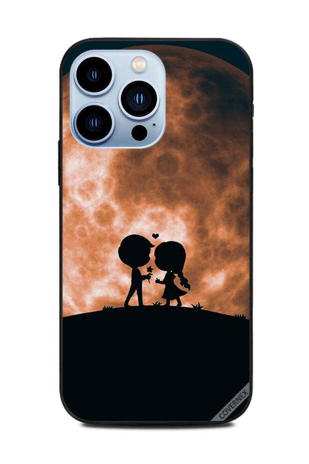 غطاء حماية لهاتف Apple iPhone 13 Pro - حب تحت القمر