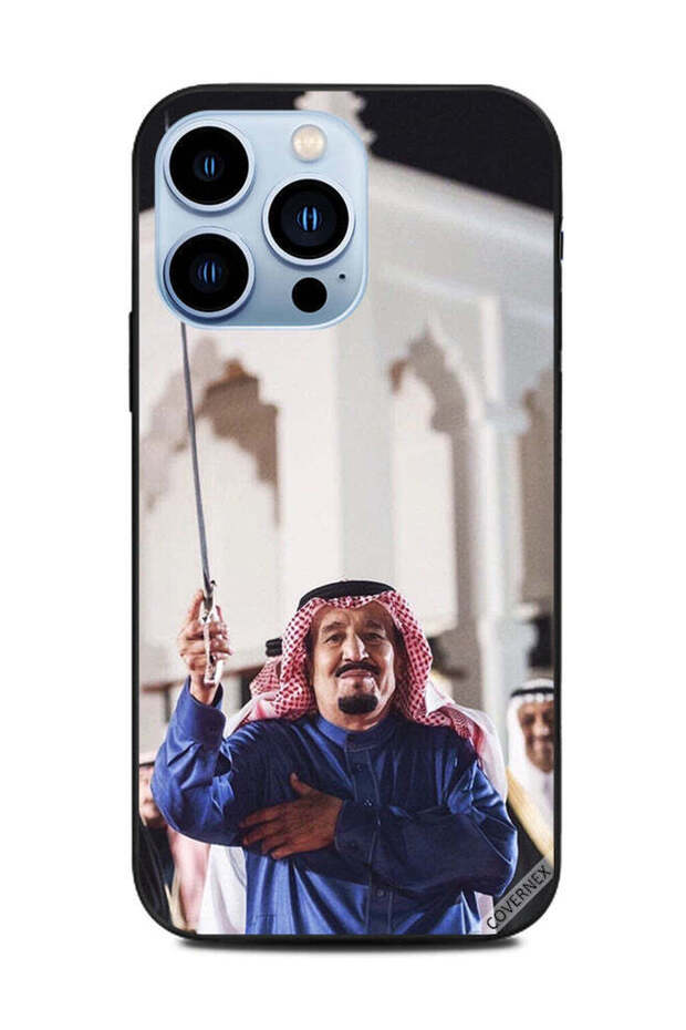 غطاء حماية لهاتف آبل آيفون 13 برو الملك سلمان 3
