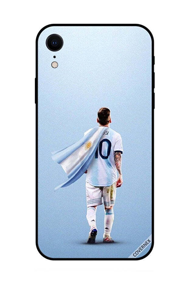 غطاء حماية لهاتف Apple iPhone XR ليو ميسي الرجل الخارق