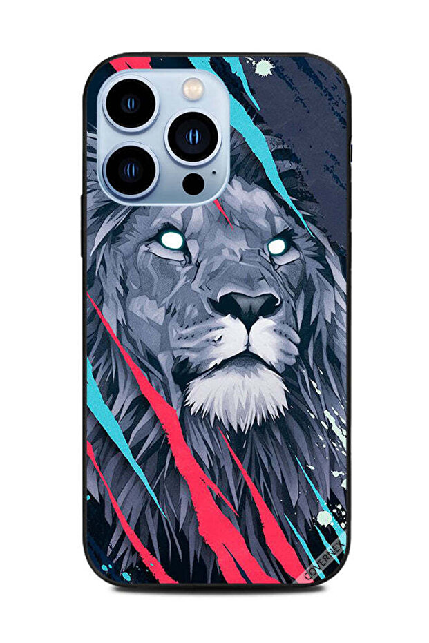 غطاء حماية لهاتف Apple iPhone 13 Pro - فن الأسد الملك
