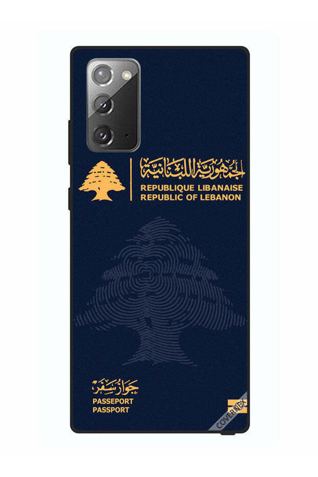 غطاء حماية لهاتف سامسونج جالكسي نوت 20 جواز سفر لبناني