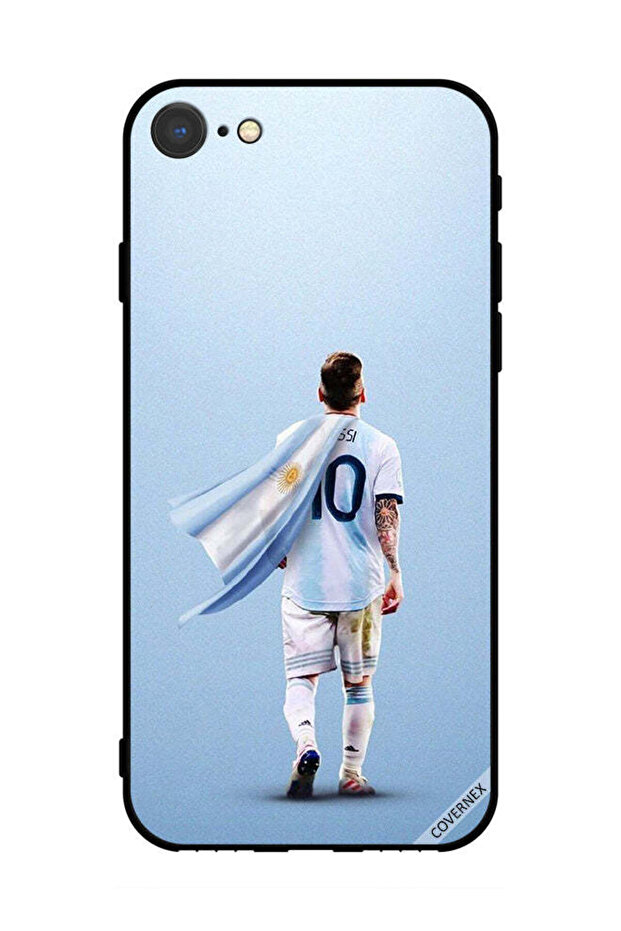 غطاء حماية لهاتف Apple iPhone 8 ليو ميسي الرجل الخارق