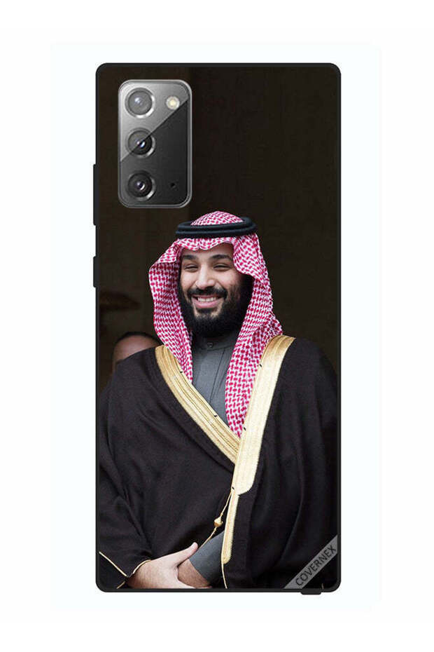 غطاء حماية لهاتف سامسونج جالكسي نوت 20 محمد بن سلمان مبتسمًا