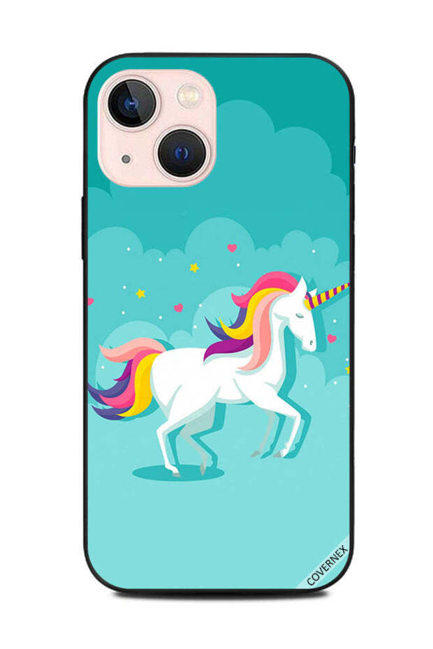 غطاء حماية لهاتف Apple iPhone 13 Mini Unicorn Walking