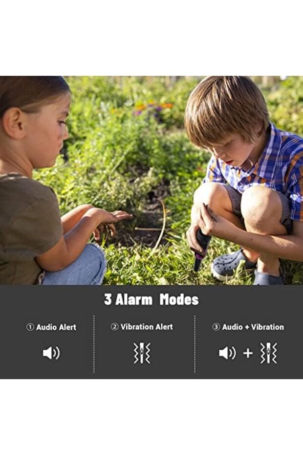 Metal Detector Pinpointer with LCD Display Signal Level, Handheld Pinpointing Finder 3 M - 7