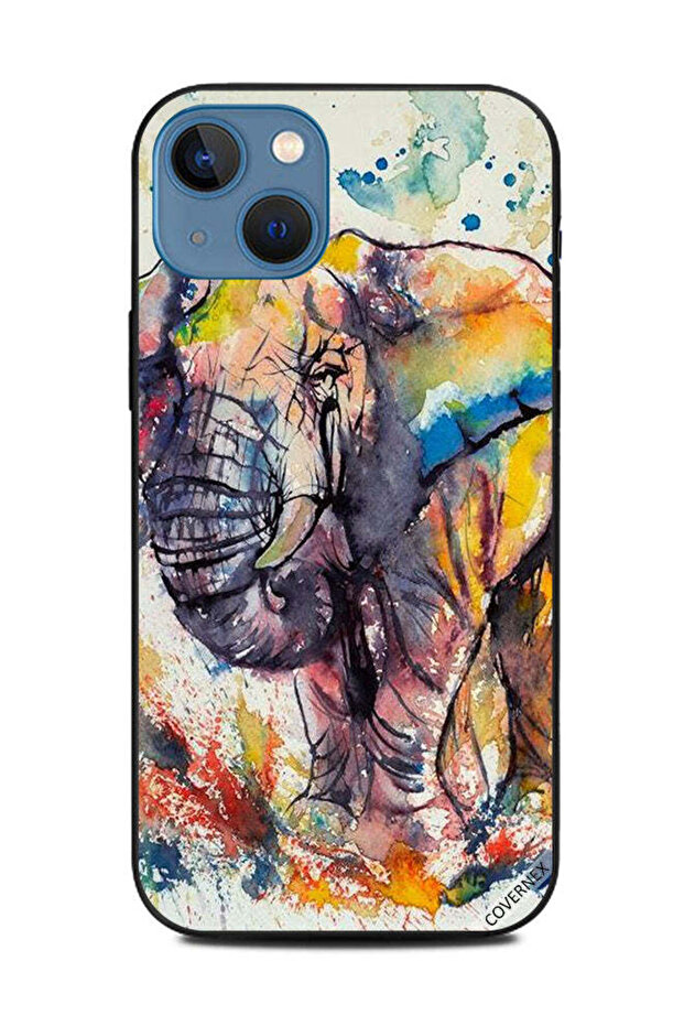 غطاء حماية لهاتف Apple iPhone 13 بتصميم فن الفيل