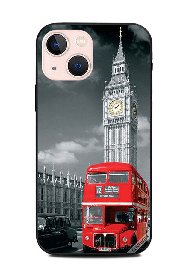 غطاء حماية لهاتف Apple iPhone 13 Mini London Bus