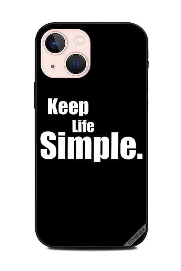 غطاء حماية لهاتف Apple iPhone 13 Mini - حافظ على بساطة الحياة