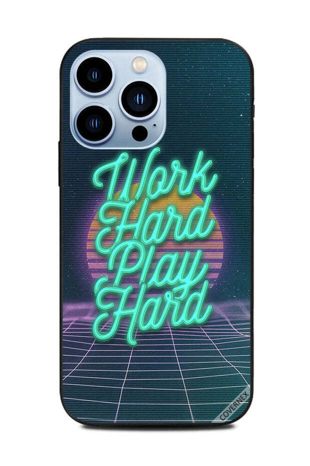 غطاء حماية لجهاز Apple iPhone 13 Pro - اعمل بجد، العب بجد
