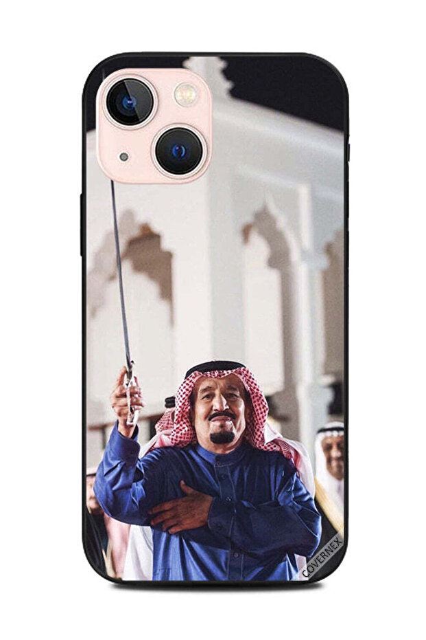 غطاء حماية لهاتف آبل آيفون 13 ميني الملك سلمان 3