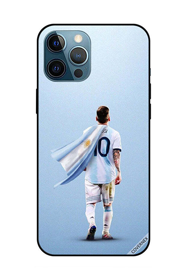 غطاء حماية لهاتف Apple iPhone 12 Pro Max ليو ميسي الرجل الخارق