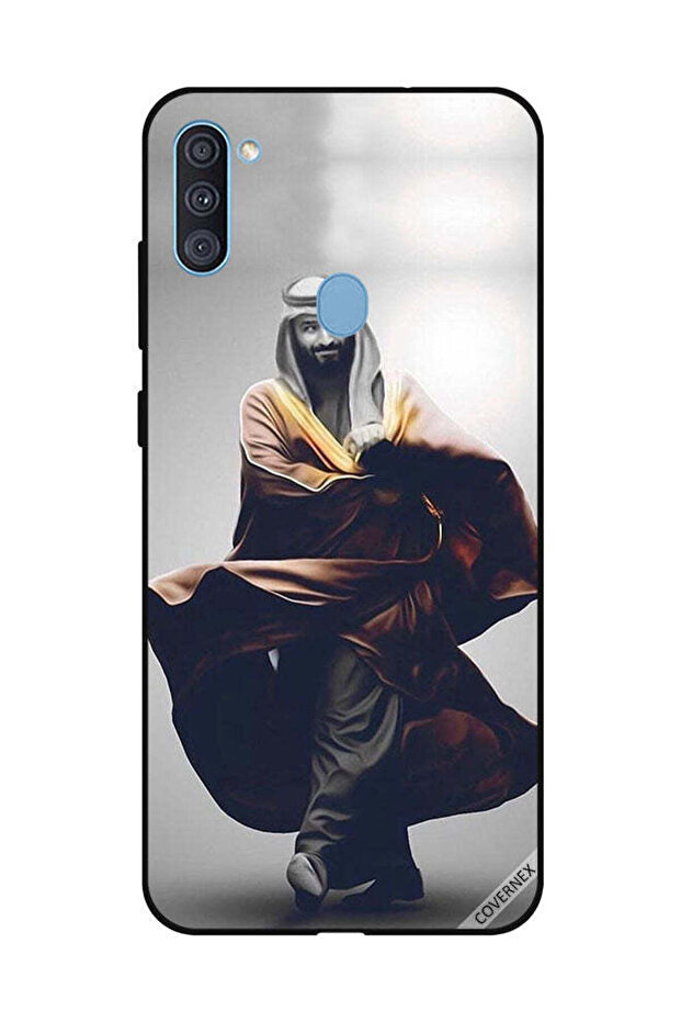 غطاء حماية لهاتف سامسونج جالكسي A11 محمد بن سلمان يمشي
