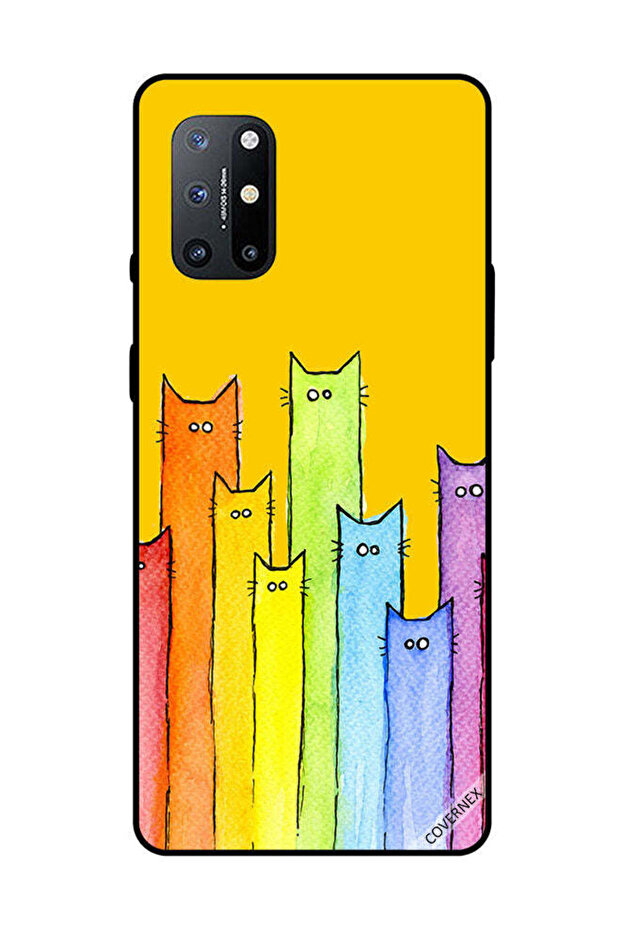 غطاء حماية لهاتف OnePlus 8T بتصميم دمية قطة