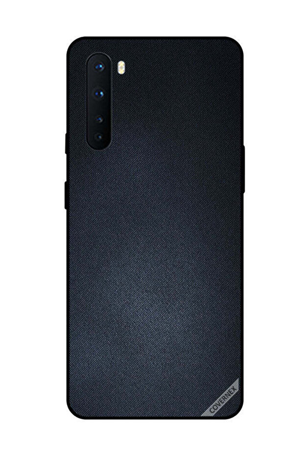 غطاء حماية لهاتف OnePlus Nord بنقشة جينز سوداء