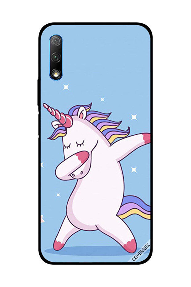 غطاء حماية لهاتف Honor 9X يونيكورن أزرق داكن