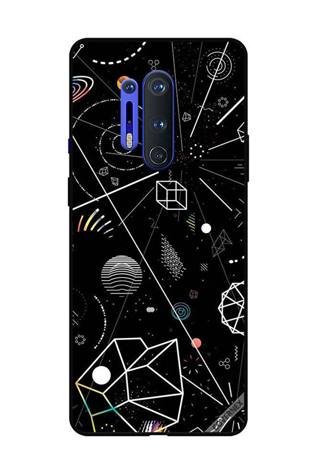 غطاء حماية لهاتف OnePlus 8 Pro بأشكال هندسية