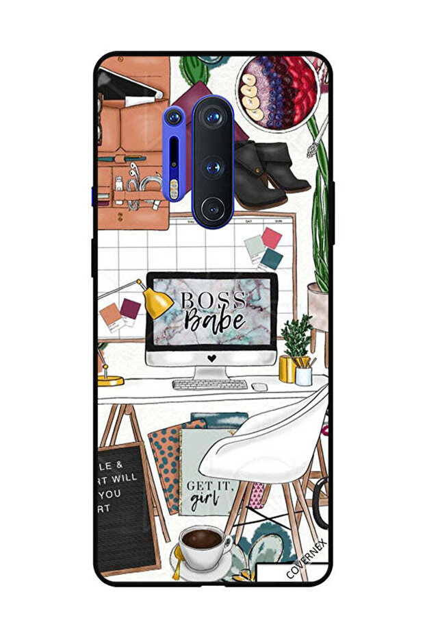 غطاء حماية لهاتف OnePlus 8 Pro Boss Babe
