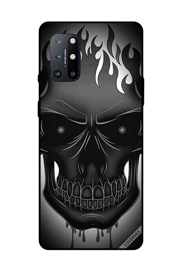 غطاء حماية لهاتف OnePlus 8T بتصميم جمجمة